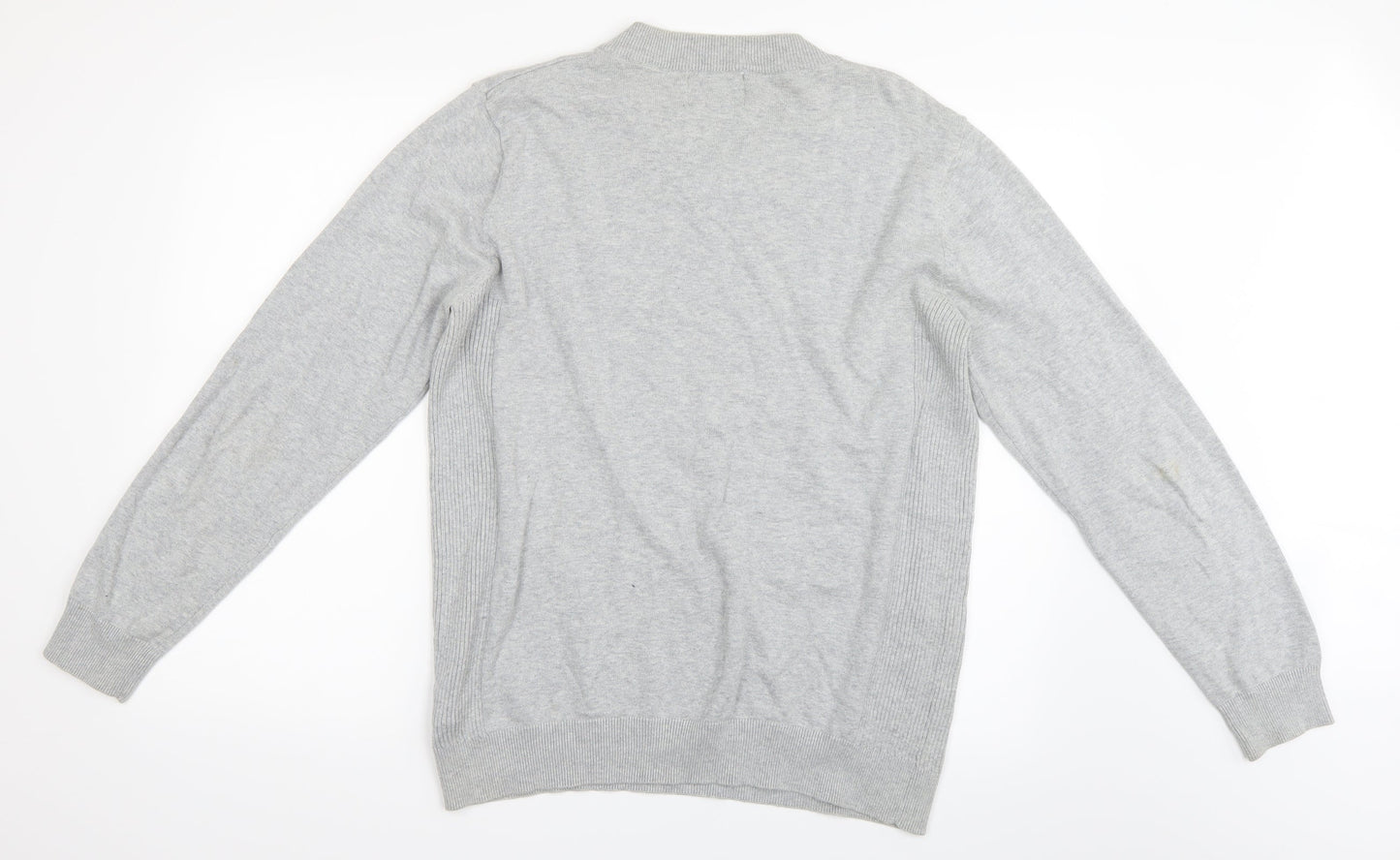 New Look Mens Grey   Henley Jumper Size XL