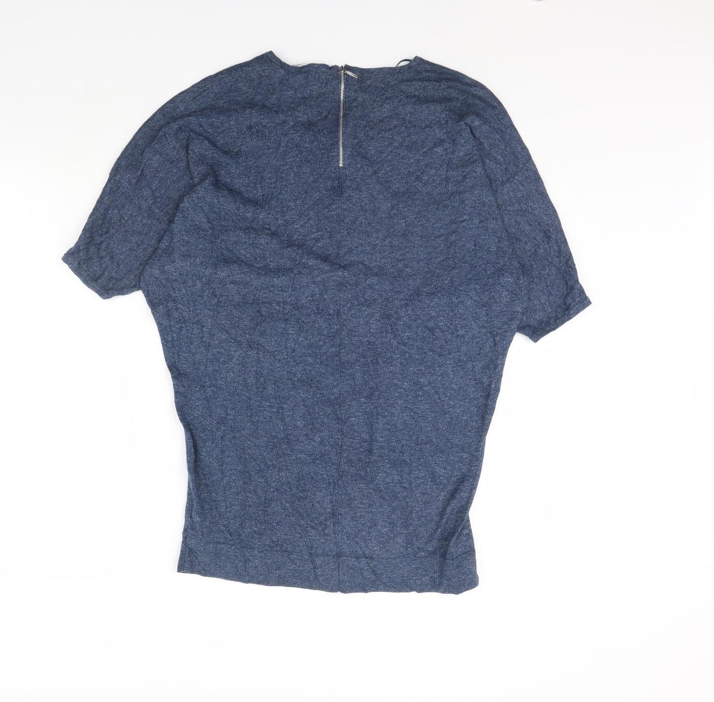 Womens UK Size 8 M&S Blue Pullover Jumper