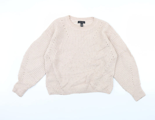 Womens UK Size S New Look Pink Pullover Jumper