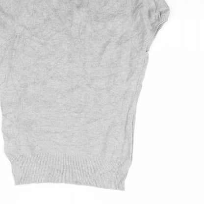 Womens UK Size 8 H&M Grey Pullover Jumper