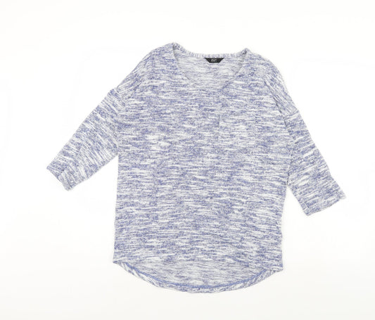 F&F Womens Blue   Pullover Jumper Size 8