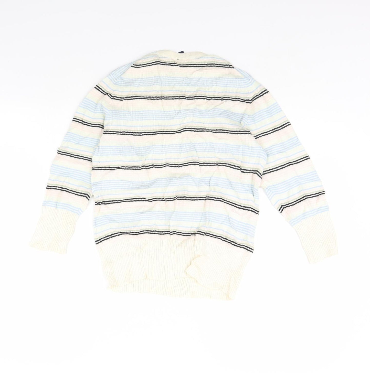 Gap Womens Ivory Striped  Pullover Jumper Size M