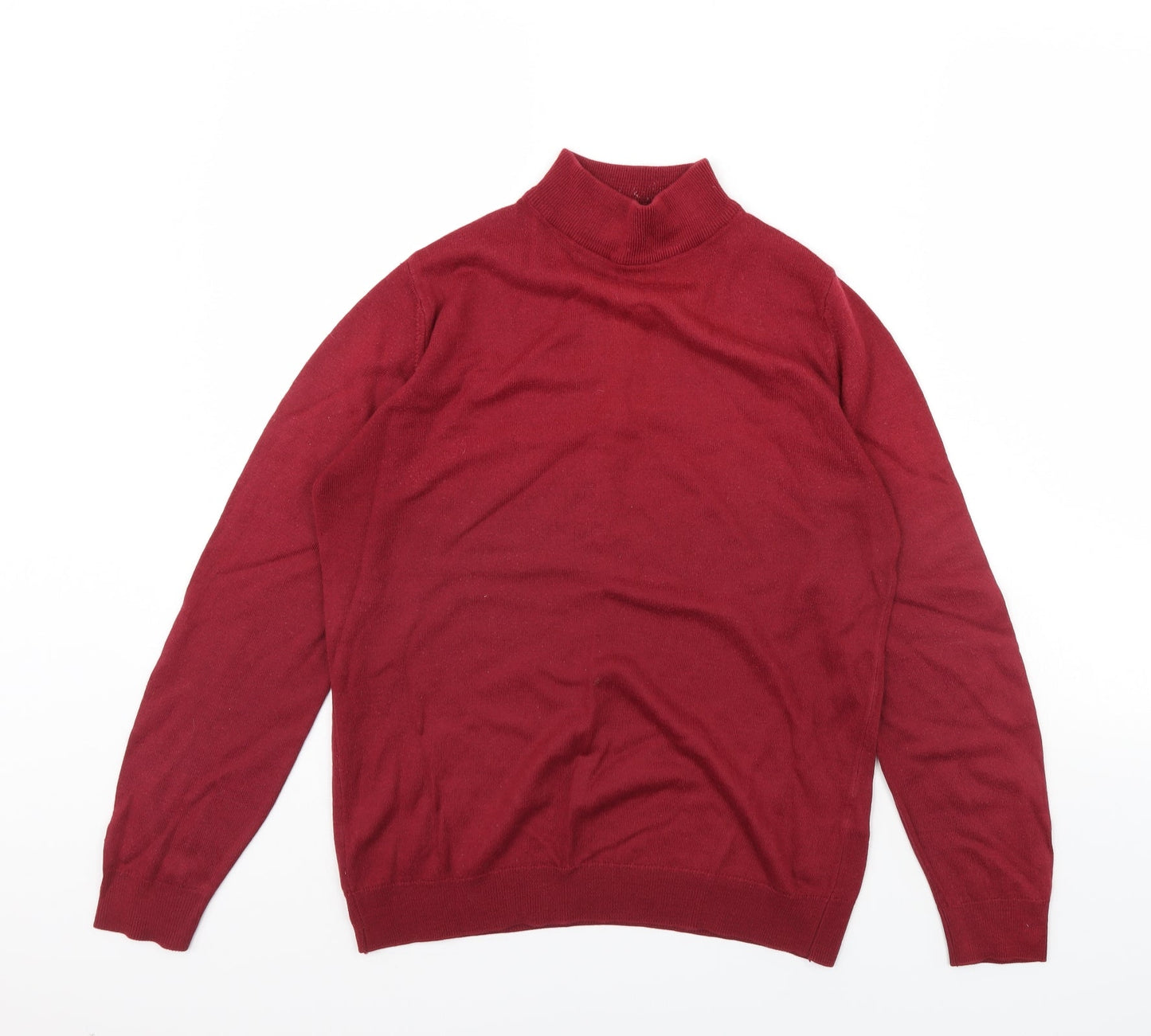 Womens UK Size 10 M&S Red Pullover Jumper
