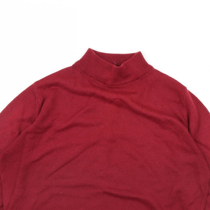 Womens UK Size 10 M&S Red Pullover Jumper