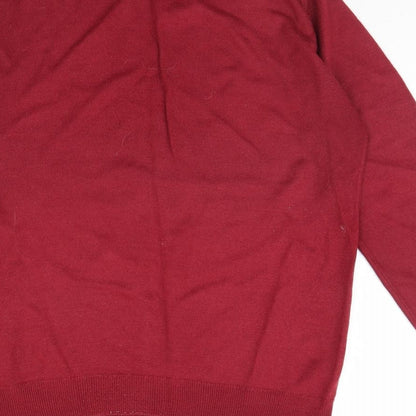 Womens UK Size 10 M&S Red Pullover Jumper