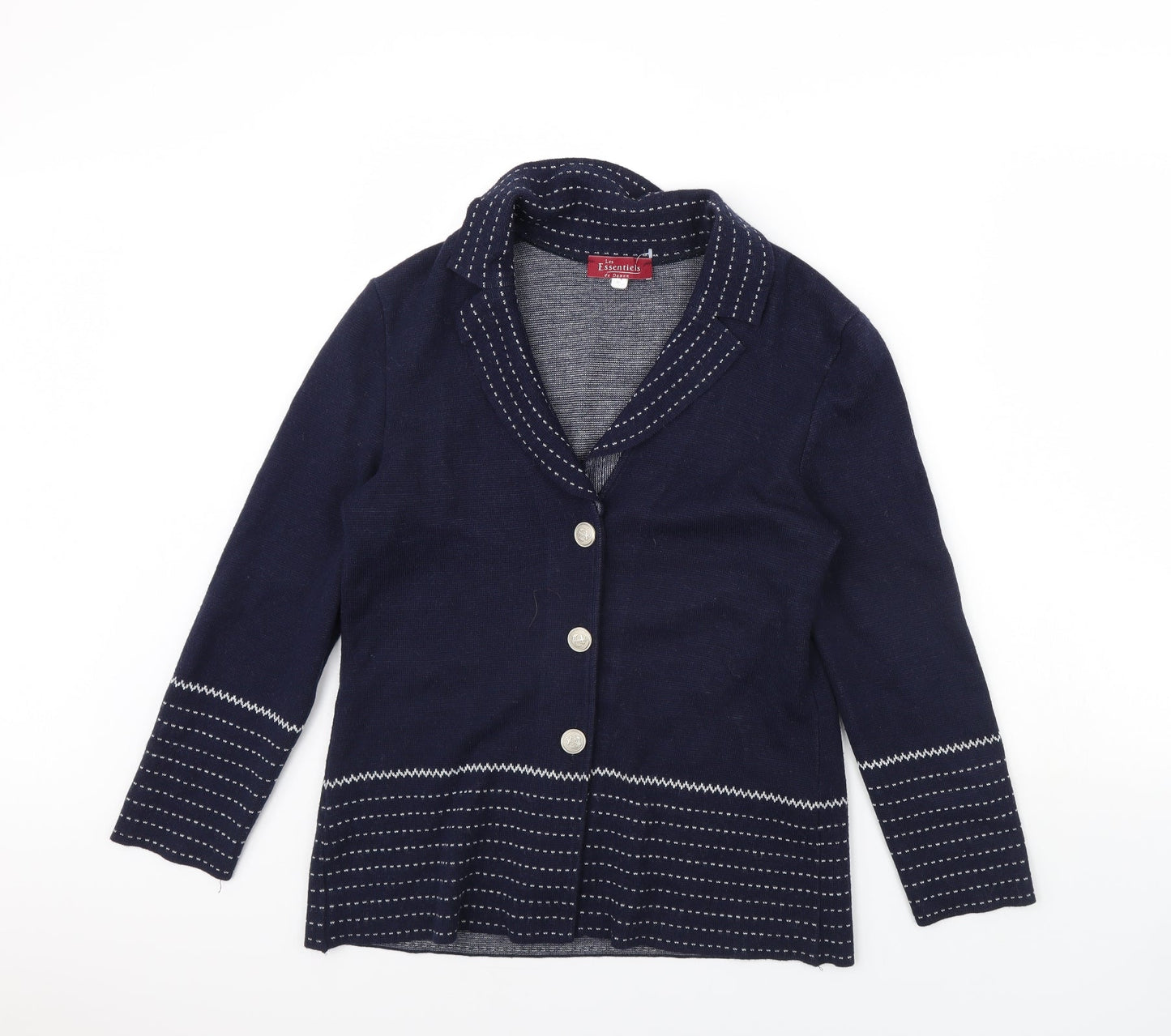 Les Essentiels Womens Blue   Jacket  Size 14