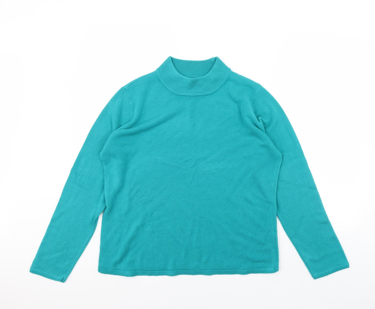 Womens UK Size S BM Green Pullover Jumper