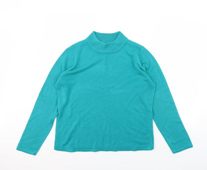 Womens UK Size S BM Green Pullover Jumper
