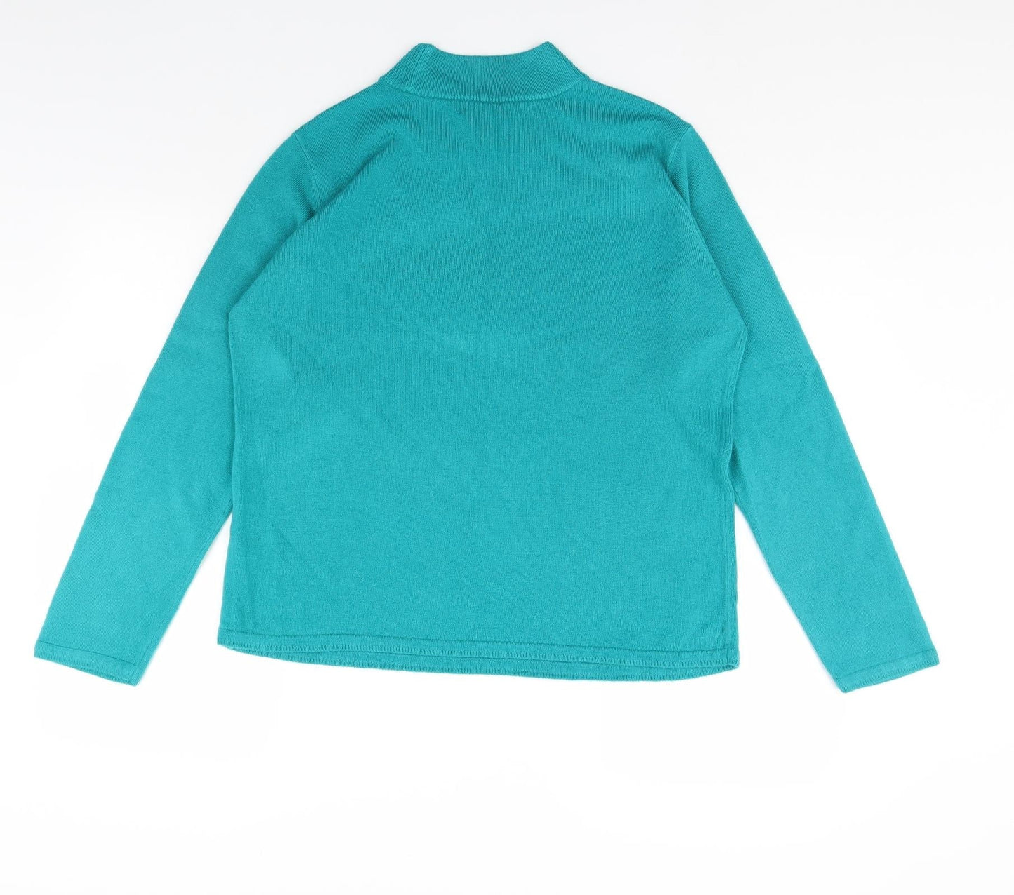 Womens UK Size S BM Green Pullover Jumper