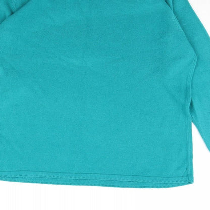 Womens UK Size S BM Green Pullover Jumper