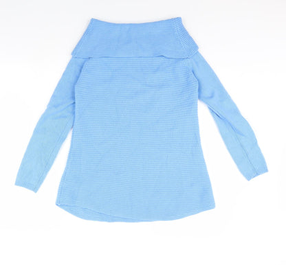 Womens UK Size 6 m&s Blue Pullover Jumper