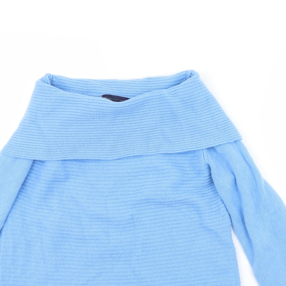 Womens UK Size 6 m&s Blue Pullover Jumper
