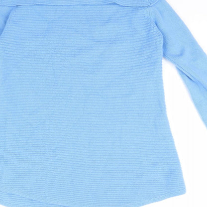 Womens UK Size 6 m&s Blue Pullover Jumper