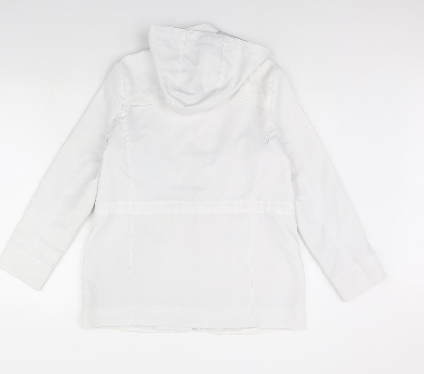 BM  Womens White   Jacket Coat Size 10