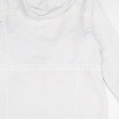 BM  Womens White   Jacket Coat Size 10