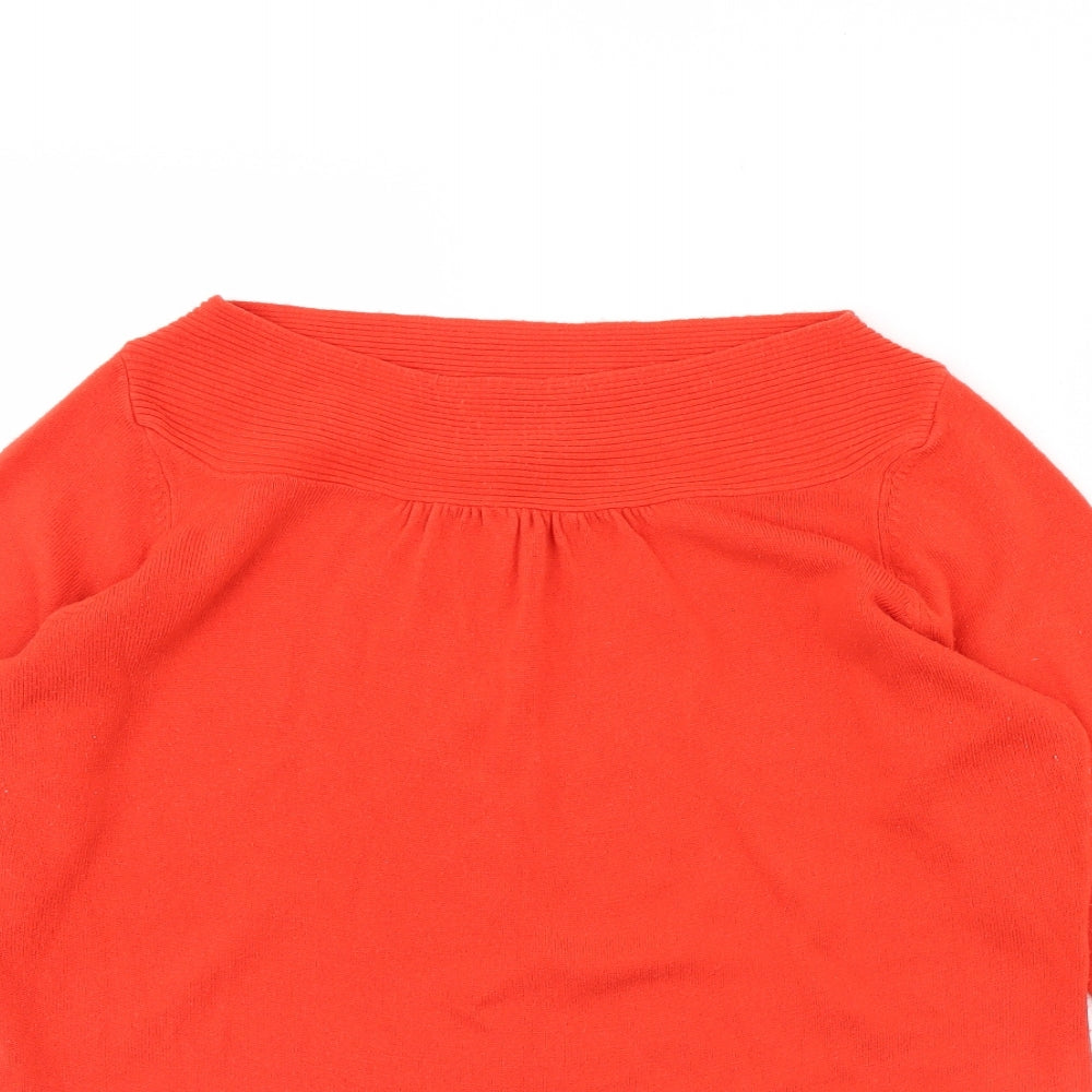 Womens UK Size 18 Ann Harvey Red Pullover Jumper