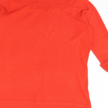 Womens UK Size 18 Ann Harvey Red Pullover Jumper
