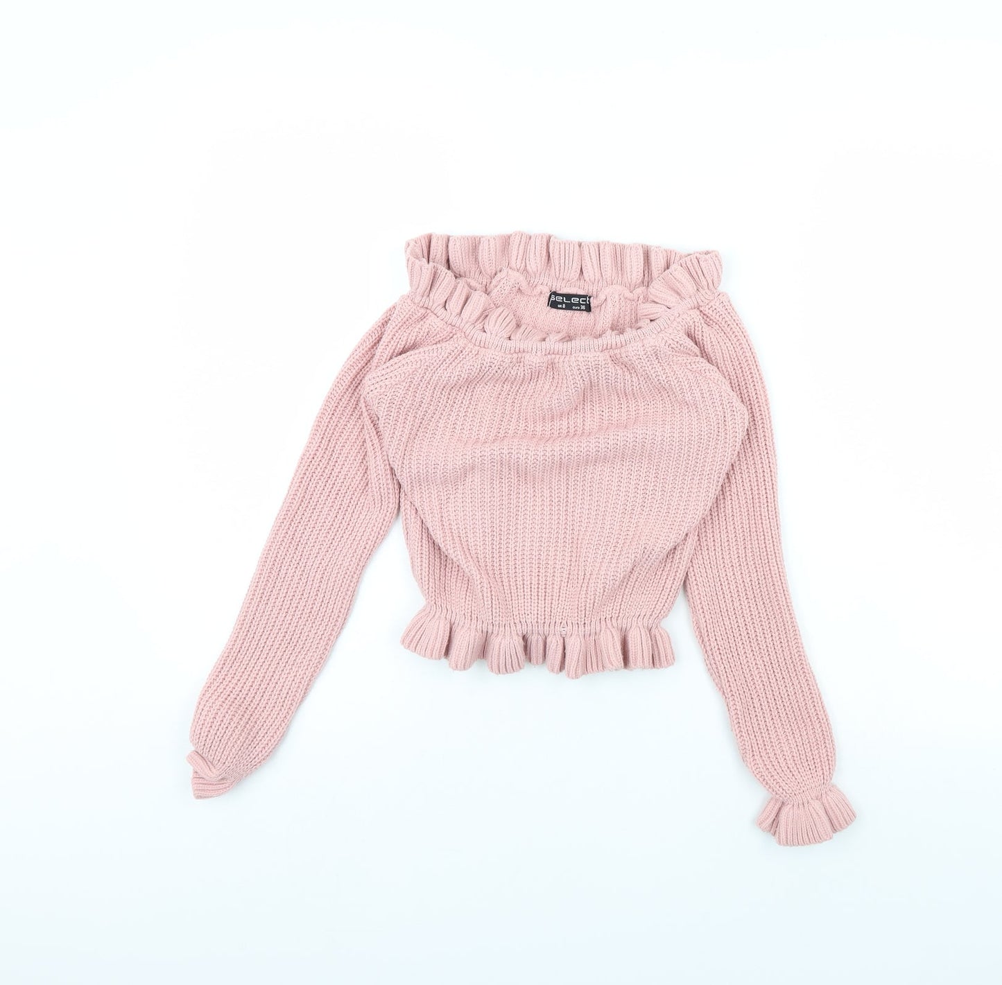Womens UK Size 8 Select Pink Pullover Jumper