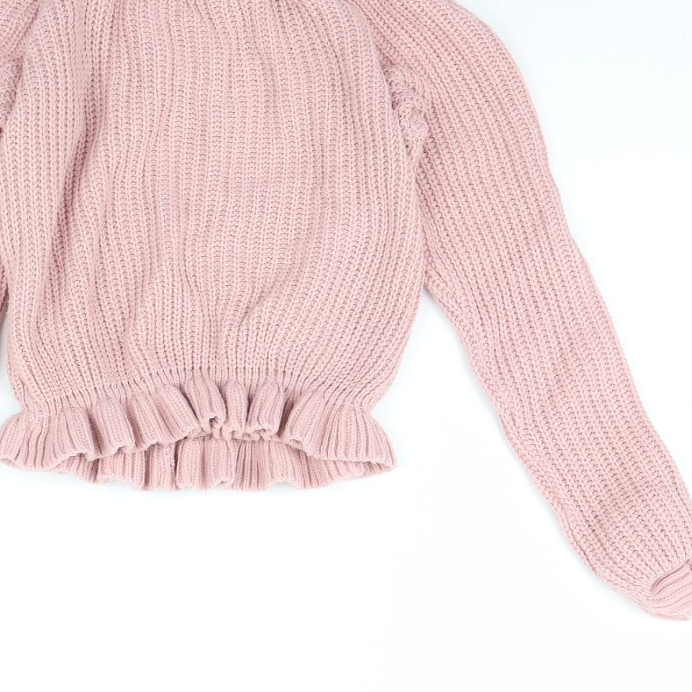 Womens UK Size 8 Select Pink Pullover Jumper