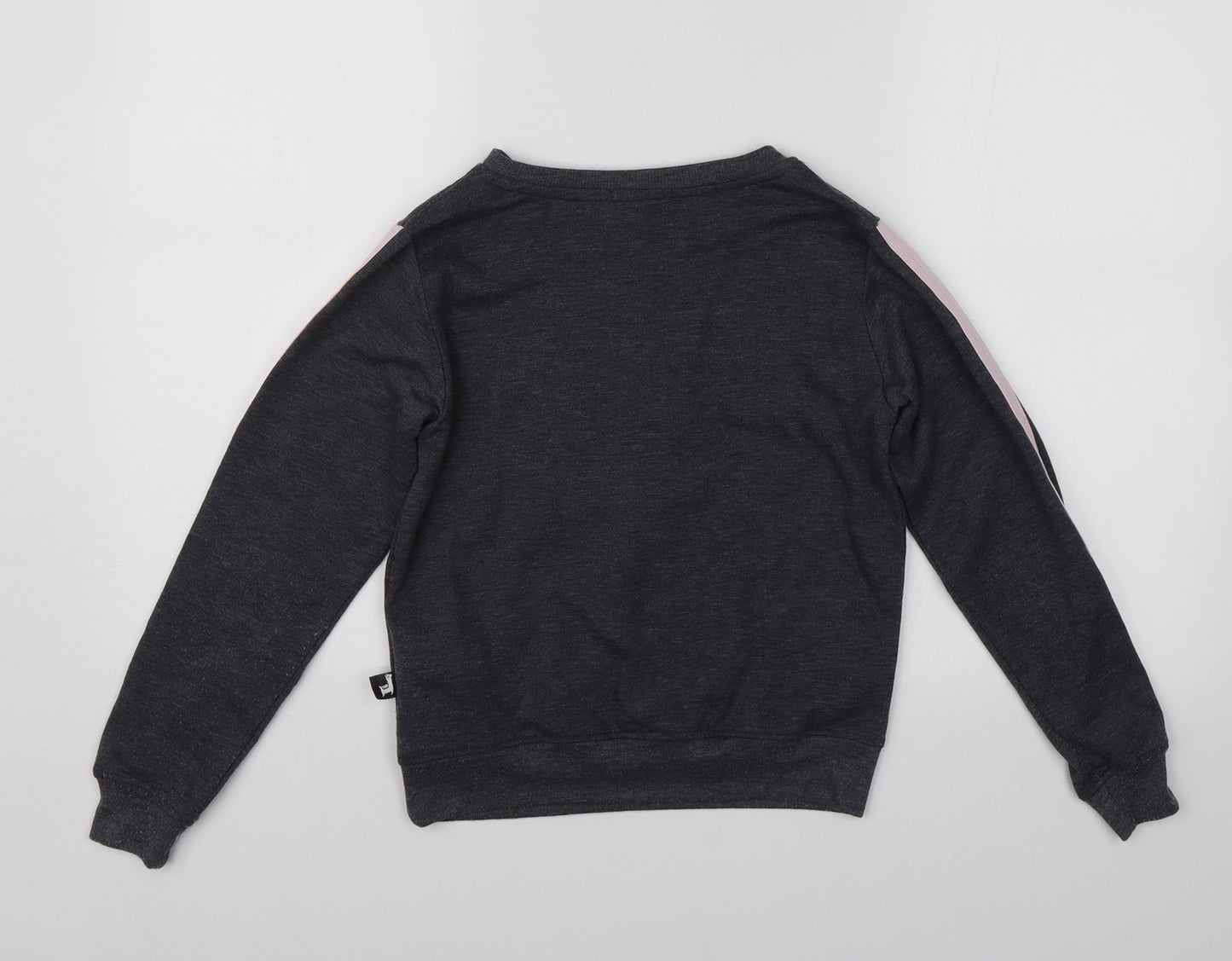 New Look Girls Grey   Pullover Sweatshirt Size S  - Llama