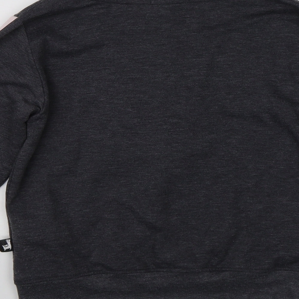 New Look Girls Grey   Pullover Sweatshirt Size S  - Llama