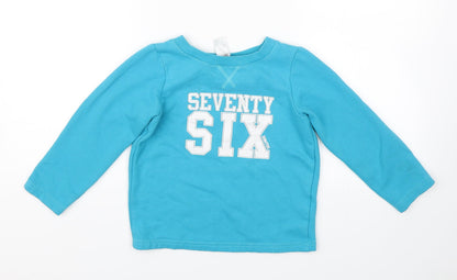 Decathlon Boys Blue   Pullover Sweatshirt Size 5 Years