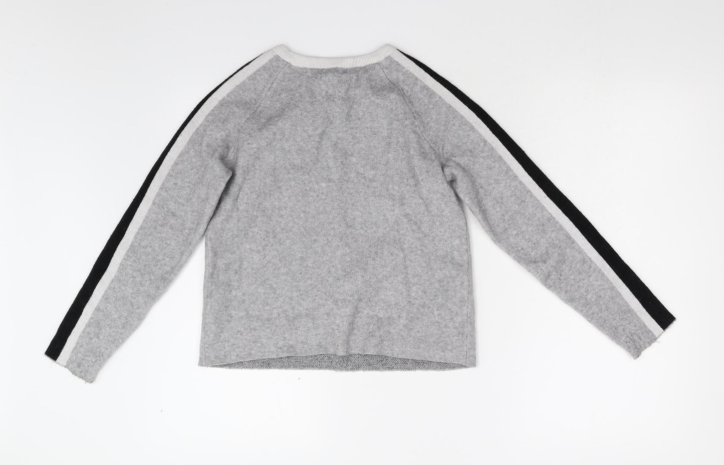 Primark Girls Grey  Knit Pullover Jumper Size 11-12 Years