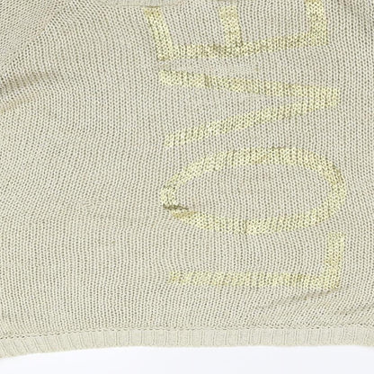Womens UK Size 6 River Island Gold Pullover Jumper