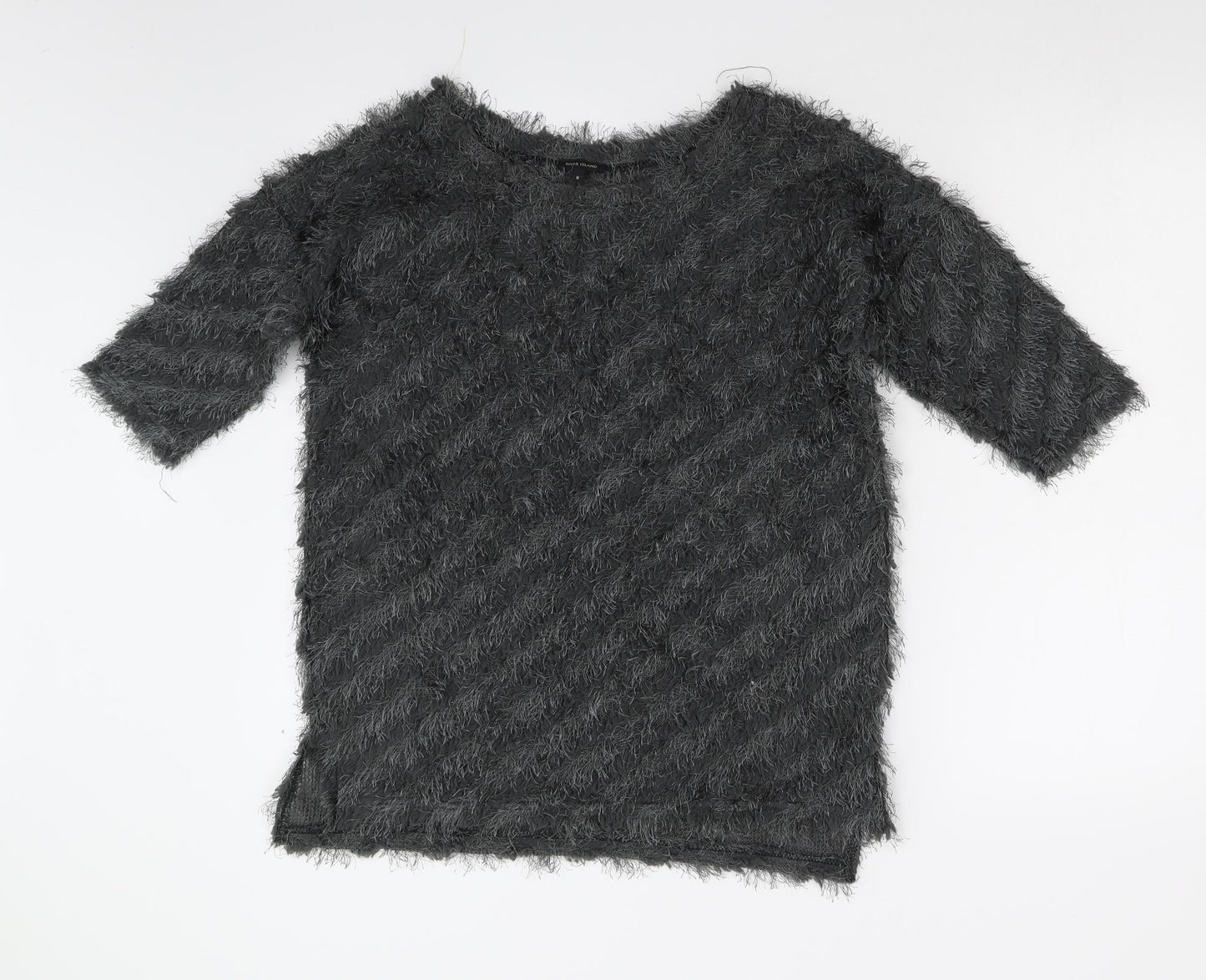 Womens UK Size 8 River Island Grey Pullover Jumper