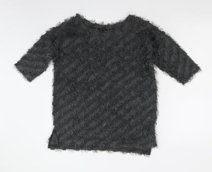 Womens UK Size 8 River Island Grey Pullover Jumper
