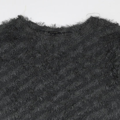 Womens UK Size 8 River Island Grey Pullover Jumper