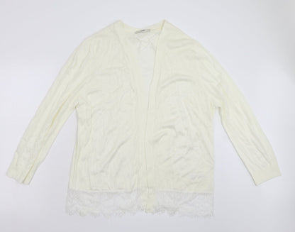 George Womens Ivory   Cardigan Jumper Size 10