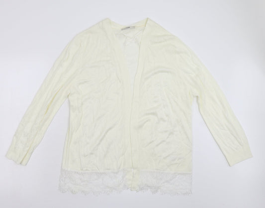 George Womens Ivory   Cardigan Jumper Size 10