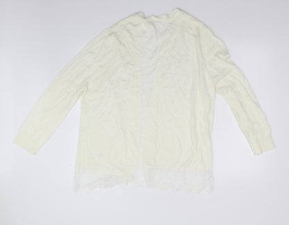 George Womens Ivory   Cardigan Jumper Size 10
