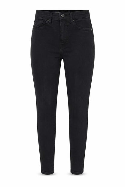 Womens UK Size 26 Topshop Slim Fit Cropped Black Jeans