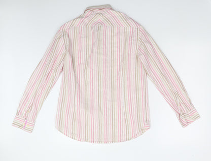 Mens UK Size M NEXT Pink  Button-Up Long Sleeve Casual Shirt