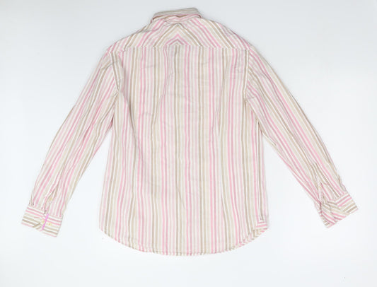 Mens UK Size M NEXT Pink  Button-Up Long Sleeve Casual Shirt