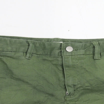 Gap Womens Green  Denim Hot Pants Shorts Size 10