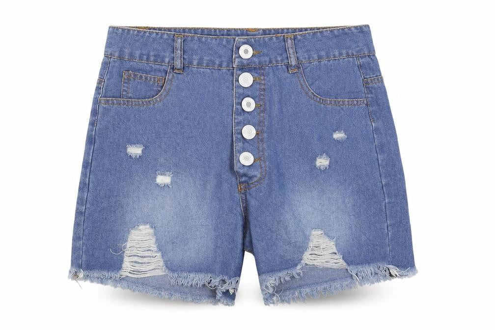 Womens UK Size 10 Preworn Regular Fit Mom Shorts