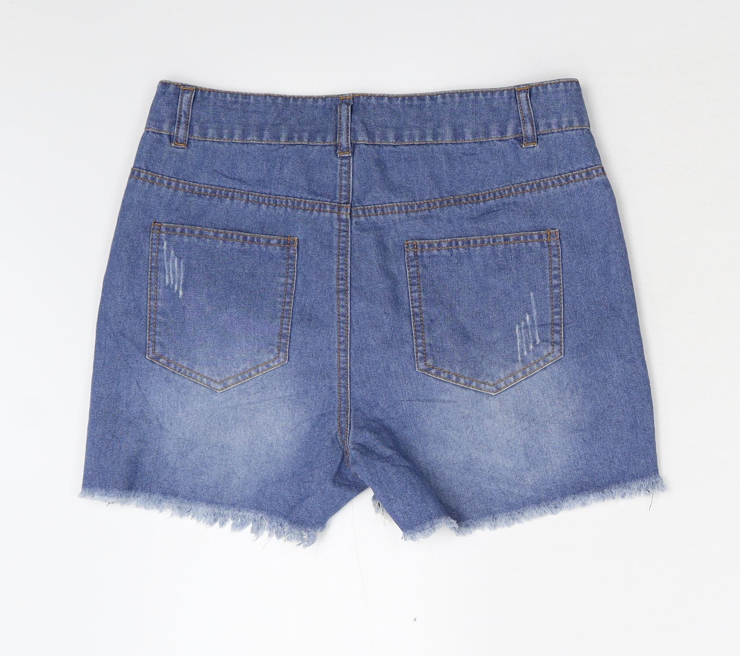 Womens UK Size 10 Preworn Regular Fit Mom Shorts