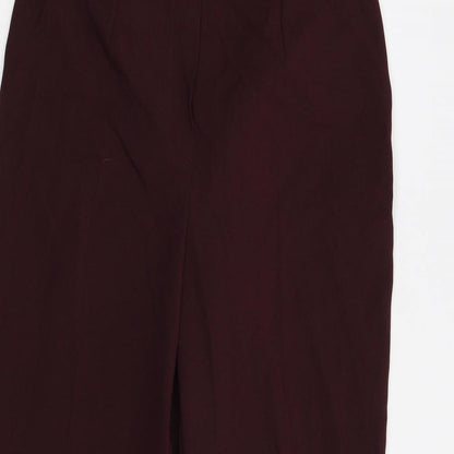 M&S Womens Red   Trousers  Size 10 L29 in