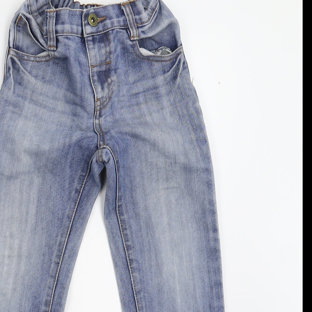 M&Co Girls Blue   Straight Jeans Size 6-7 Years