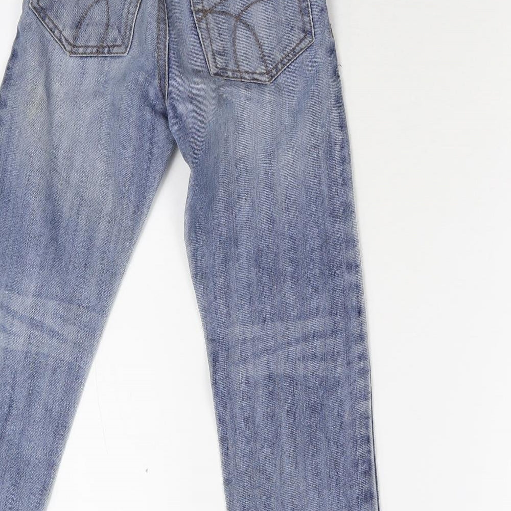 M&Co Girls Blue   Straight Jeans Size 6-7 Years