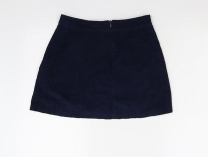 Womens UK Size S Cooperative Mini Corduroy Skirt