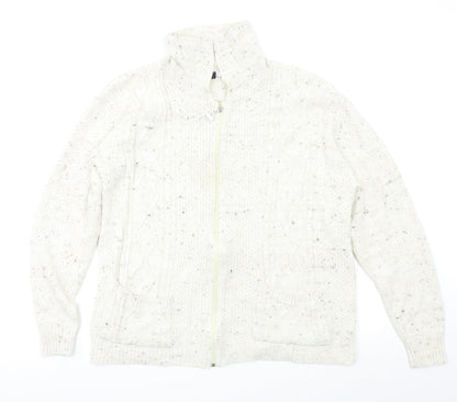 Blush Womens Ivory   Cardigan Jumper Size L