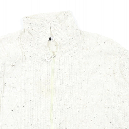 Blush Womens Ivory   Cardigan Jumper Size L
