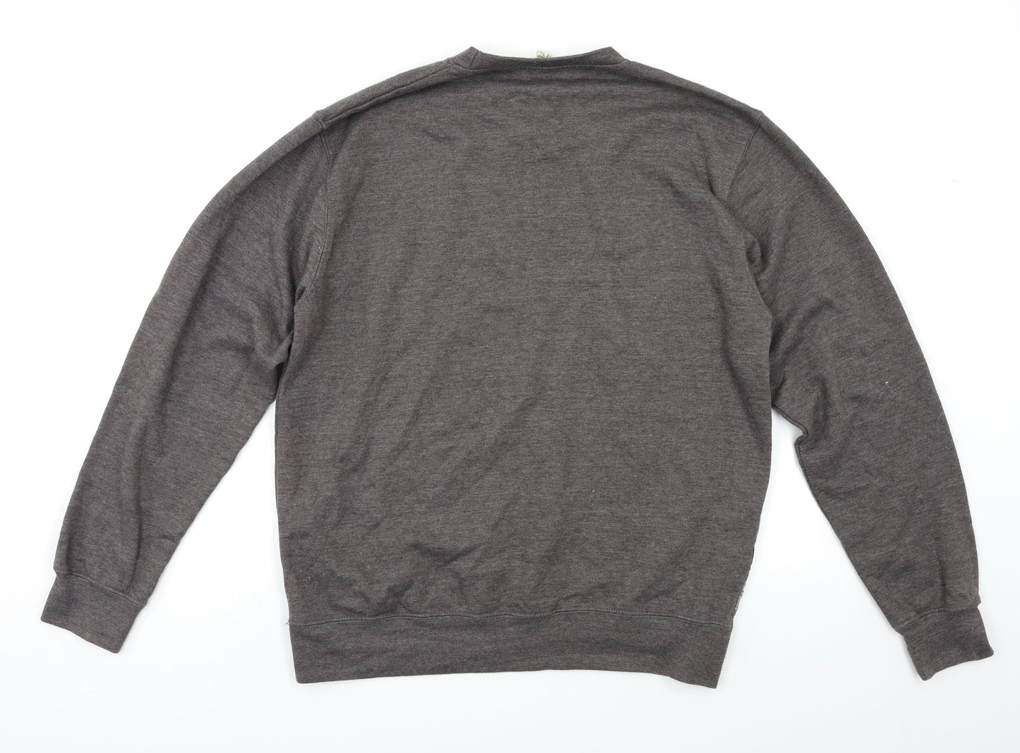 Just Hoods` Mens Grey   Pullover Sweatshirt Size S