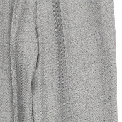M&S Womens Grey   Dress Pants Trousers Size 10 L26 in