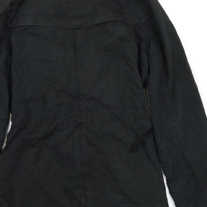 Authentic Womens Black   Parka Jacket Size 10