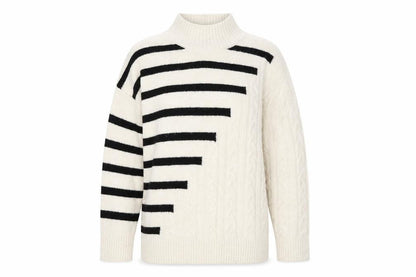 Womens UK Size S M&Co White Pullover Jumper